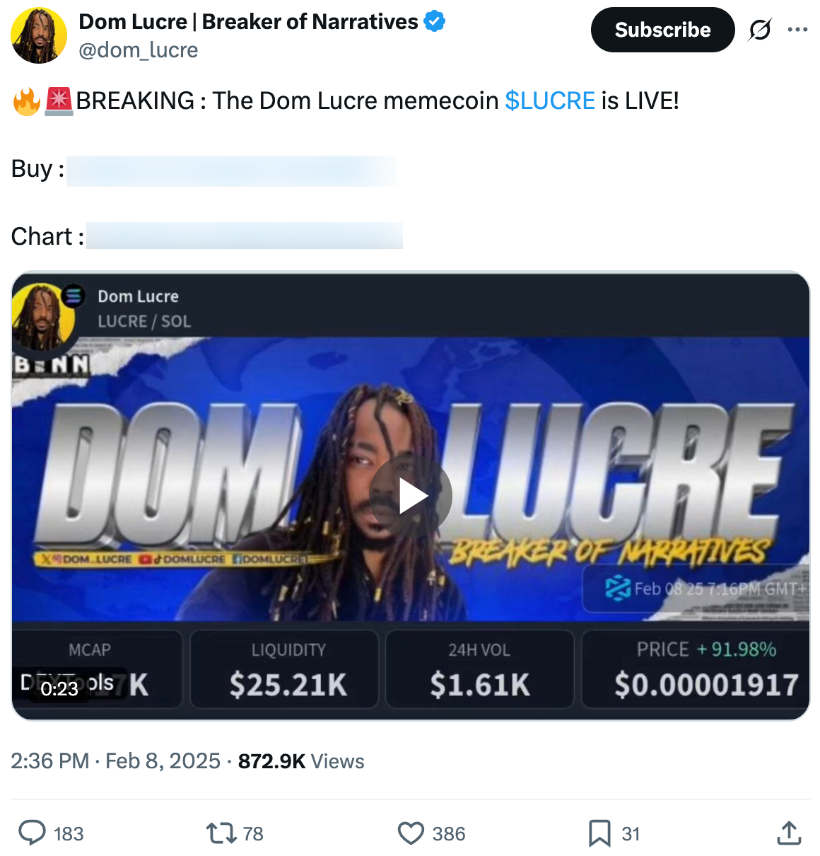 Lucre coin announcement