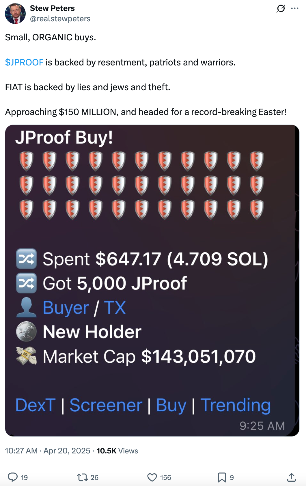 Peters coin post