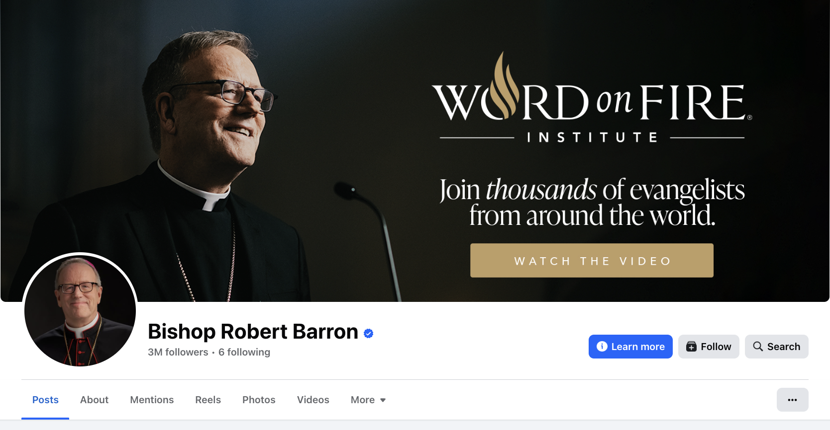 Robert Barron FB