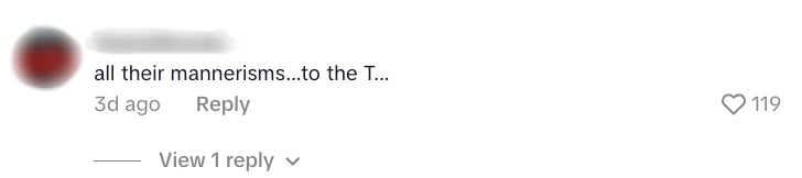 "all their mannerisms... to the T...