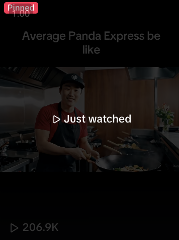  “Average Panda Express be like”
