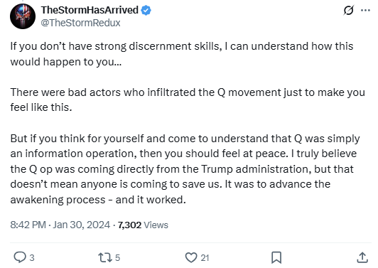 TheStormHasArrived QAnon