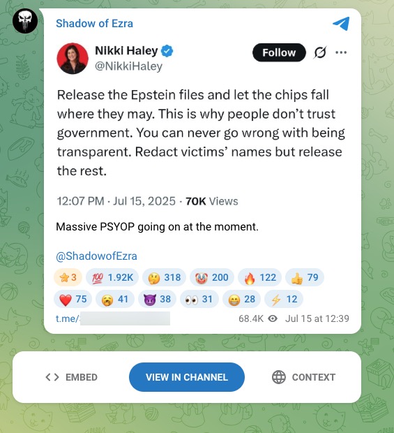 Shadow of Ezra Epstein