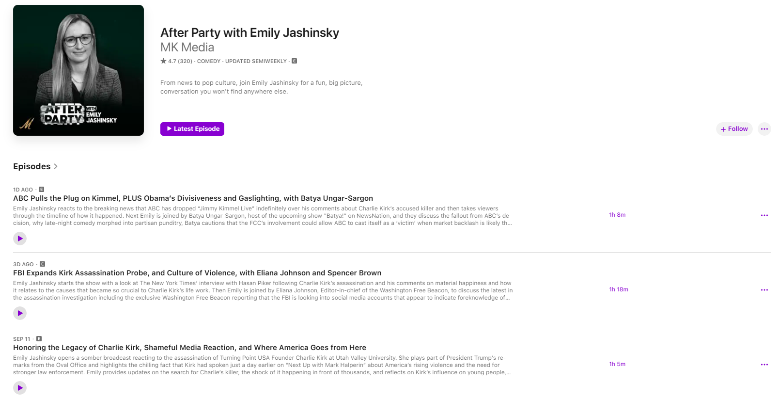 Jashinsky Apple Podcasts