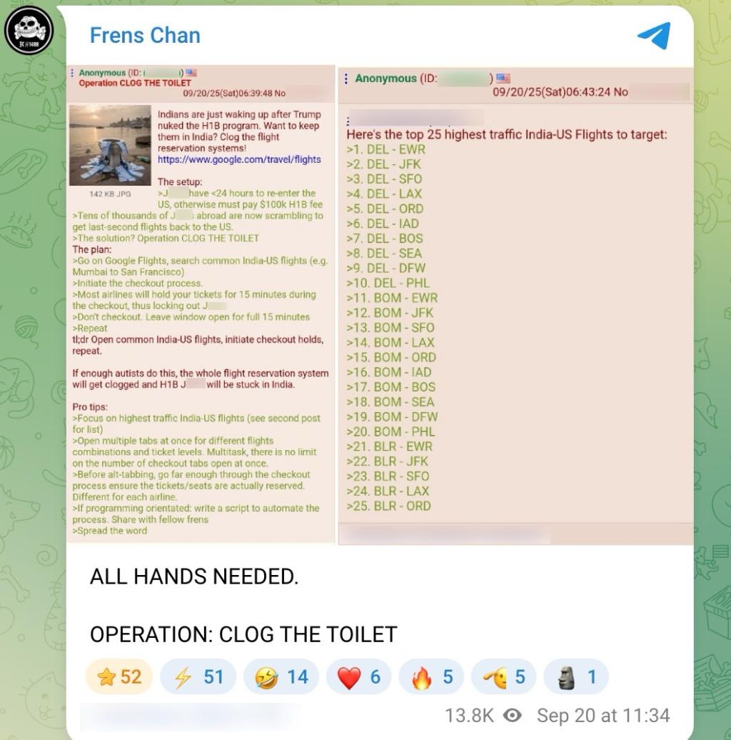 Telegram 4chan H1B campaign2