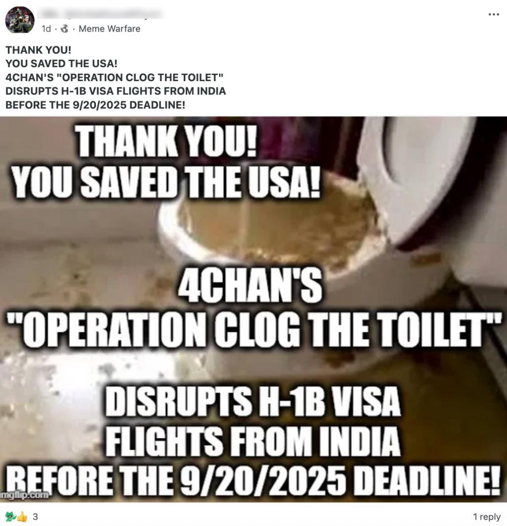 Gab 4chan campaign H1B