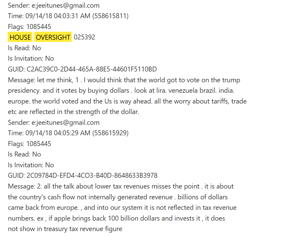 text exchange between Steve Bannon and Jeffrey Epstein