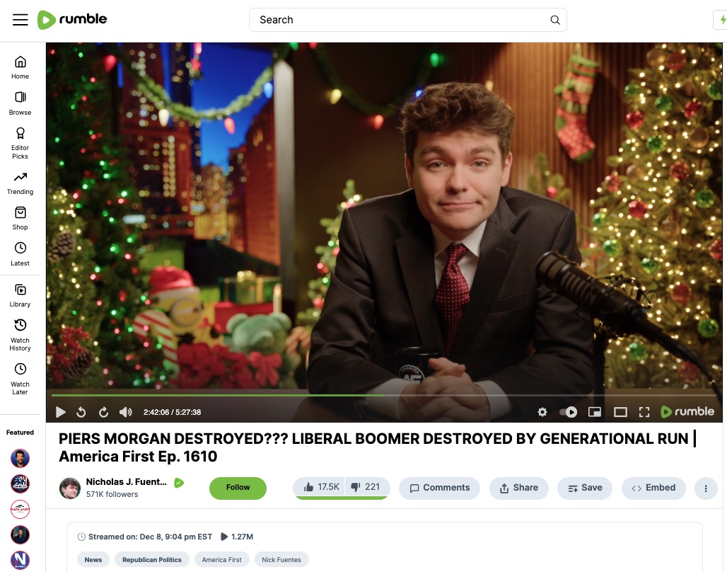 Fuentes_20251208_episode about piers morgan interview