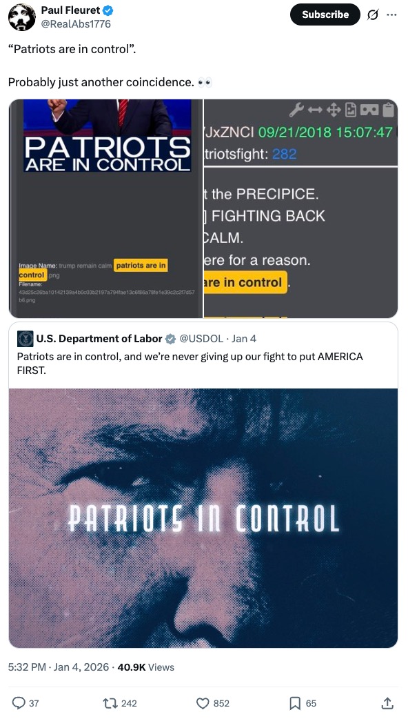 Absolute1776 patriots in control post