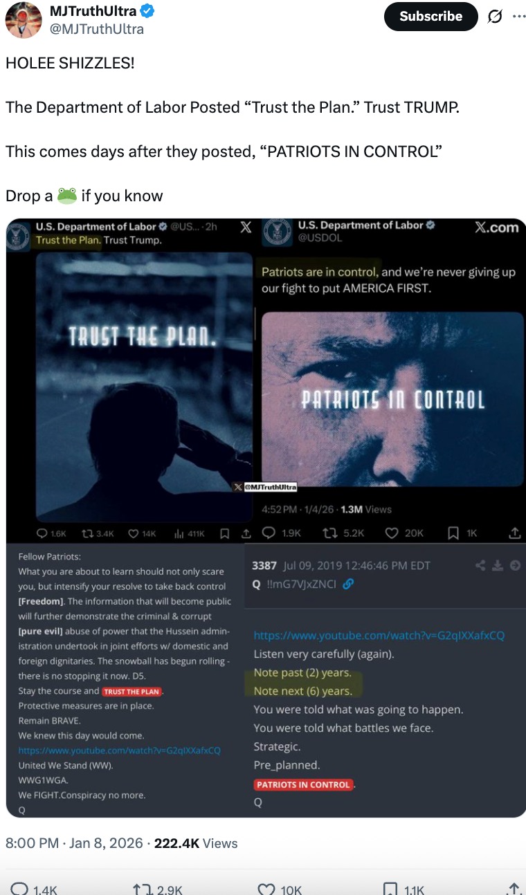 MJTruth Labor Department posts