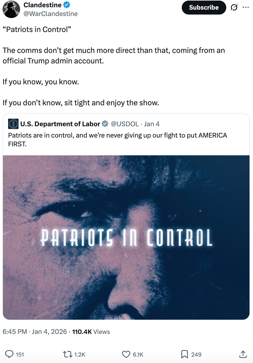 Clandestine Labor Department post1