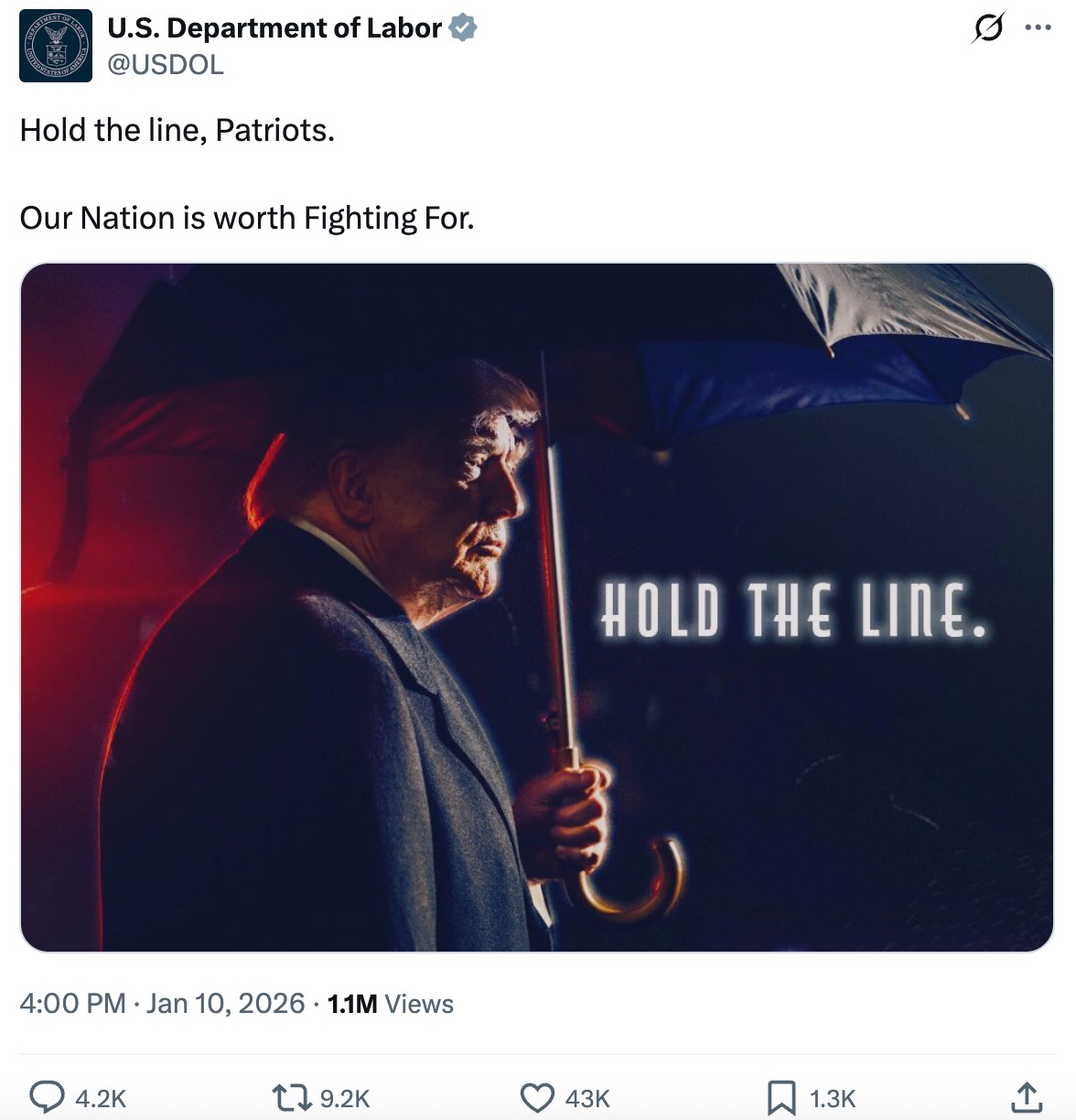 Labor Department QAnon phrase post3