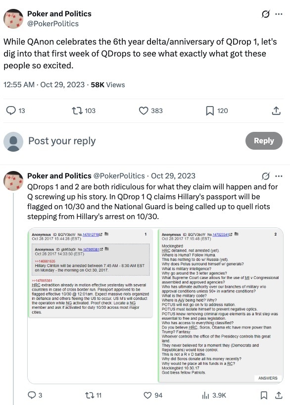 Poker's tweets about deltas