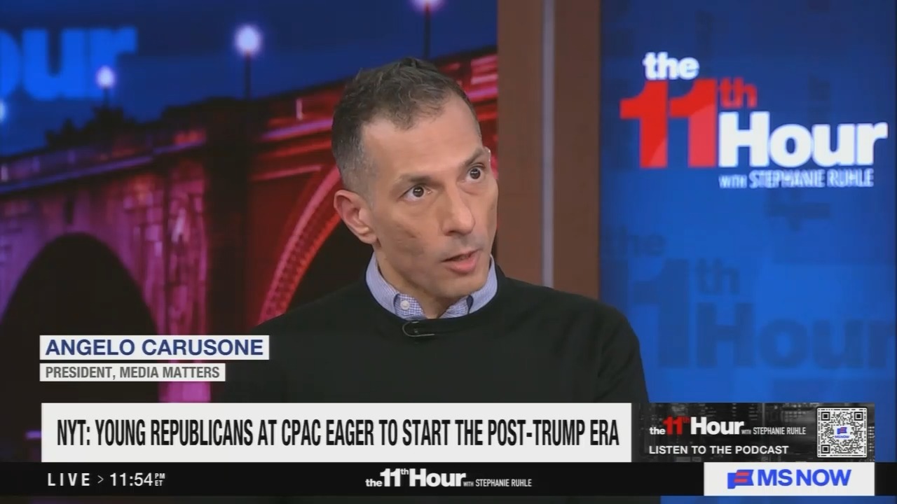 On The 11th Hour, Angelo Carusone discusses the influences of MAHA and groyperism on right-wing politics