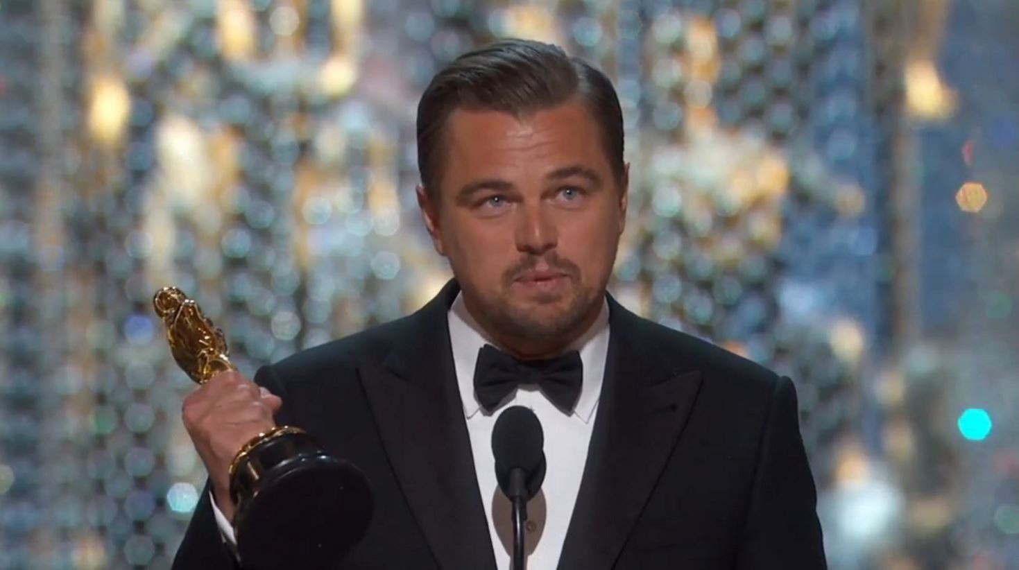 Leonardo Dicaprio Calls For Climate Action At Oscars Deniers At Fox