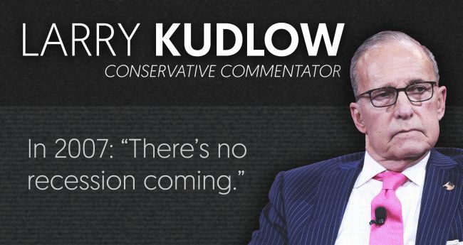 Image result for larry kudlow is an idiot