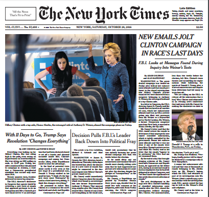 nytimes front page feb11 2016