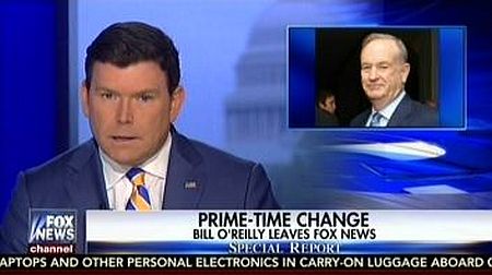Fox News Reports On O'Reilly's Departure Over His Sexual Harassment