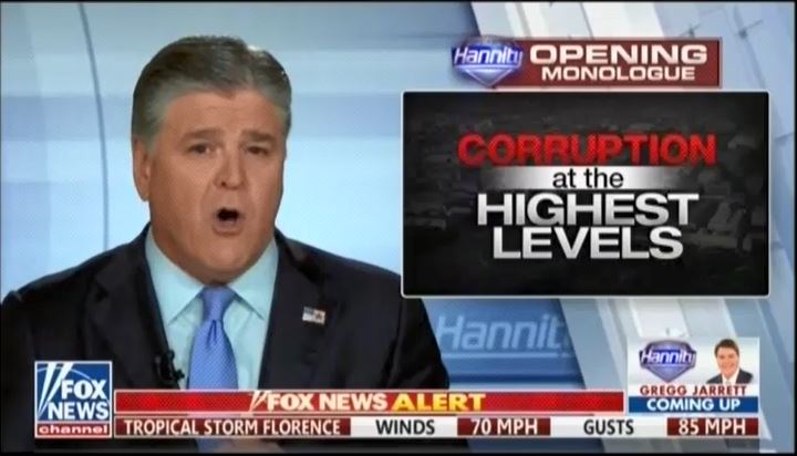 Sean Hannity reacts to Manafort plea deal by attacking the "cancer" growing in "every single ...
