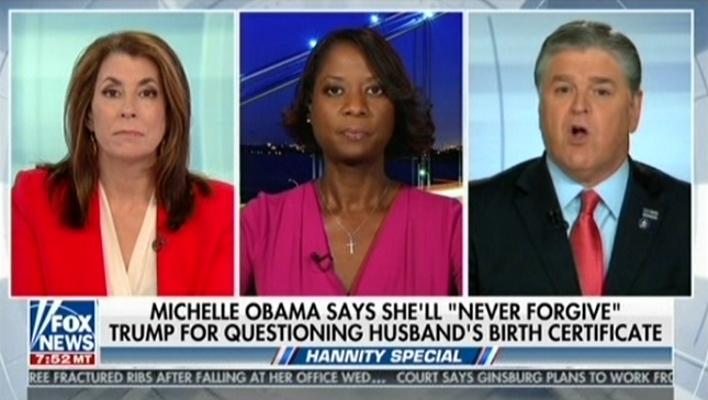 Sean Hannity attacks Michelle Obama because she criticized Trump’s ...