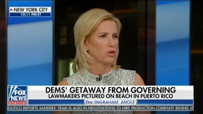 Laura Ingraham: Democrats are "the party of anti-Semites"