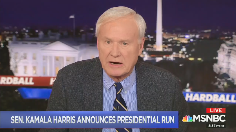 MSNBC's Chris Matthews questions whether Sen. Kamala Harris is 