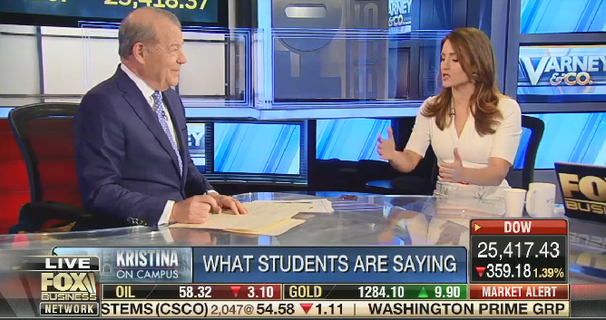 Fox Business aired a video mocking college students' opinions on ...