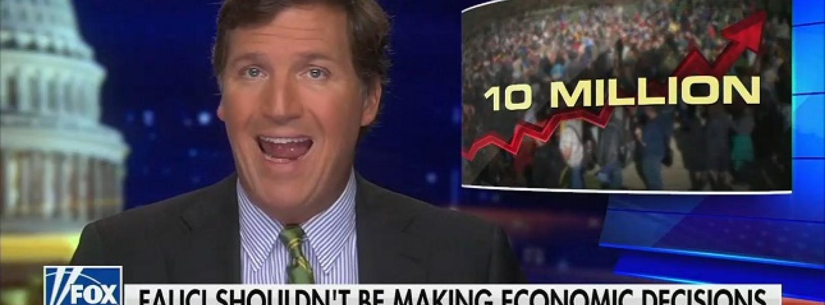 Tucker Carlson: Dr. Anthony Fauci is suggesting "national suicide" and "we should never let someone like that run this country"