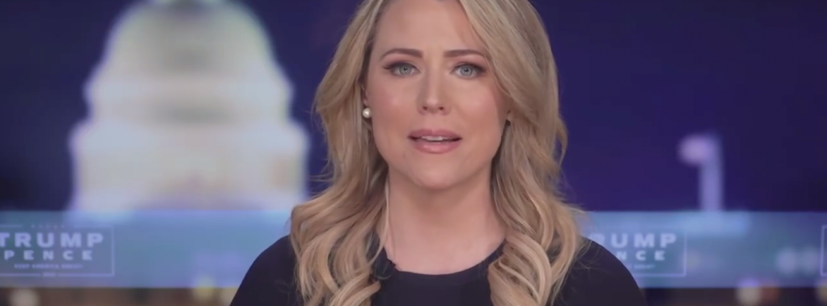 An image of Erin Perrine of the Trump campaign