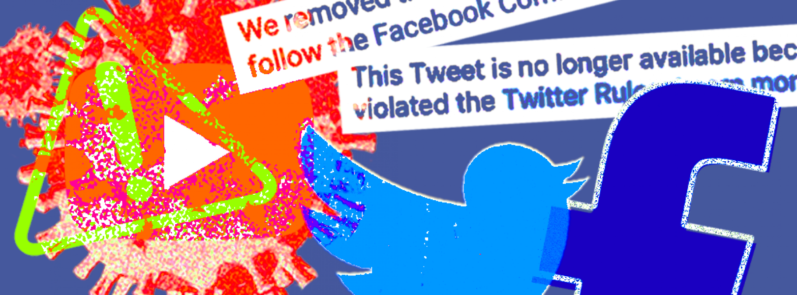 Facebook Twitter coronavirus conspiracy theory video