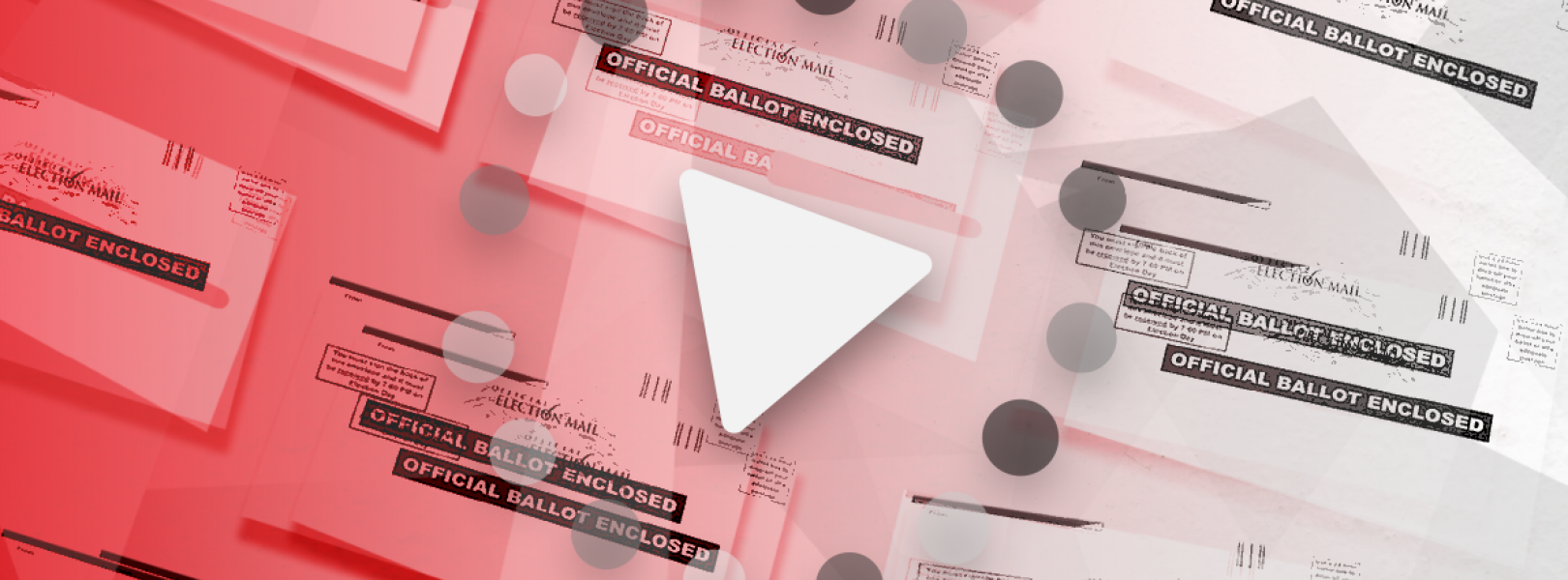 YouTube logo among mail-in ballots
