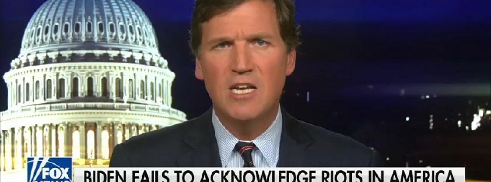 Tucker Carlson calls concern about white supremacist inspired violence “crazier than any conspiracy”