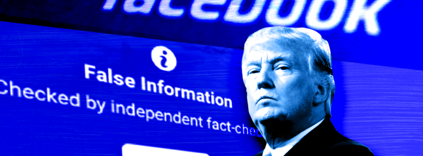 trump facebook labels