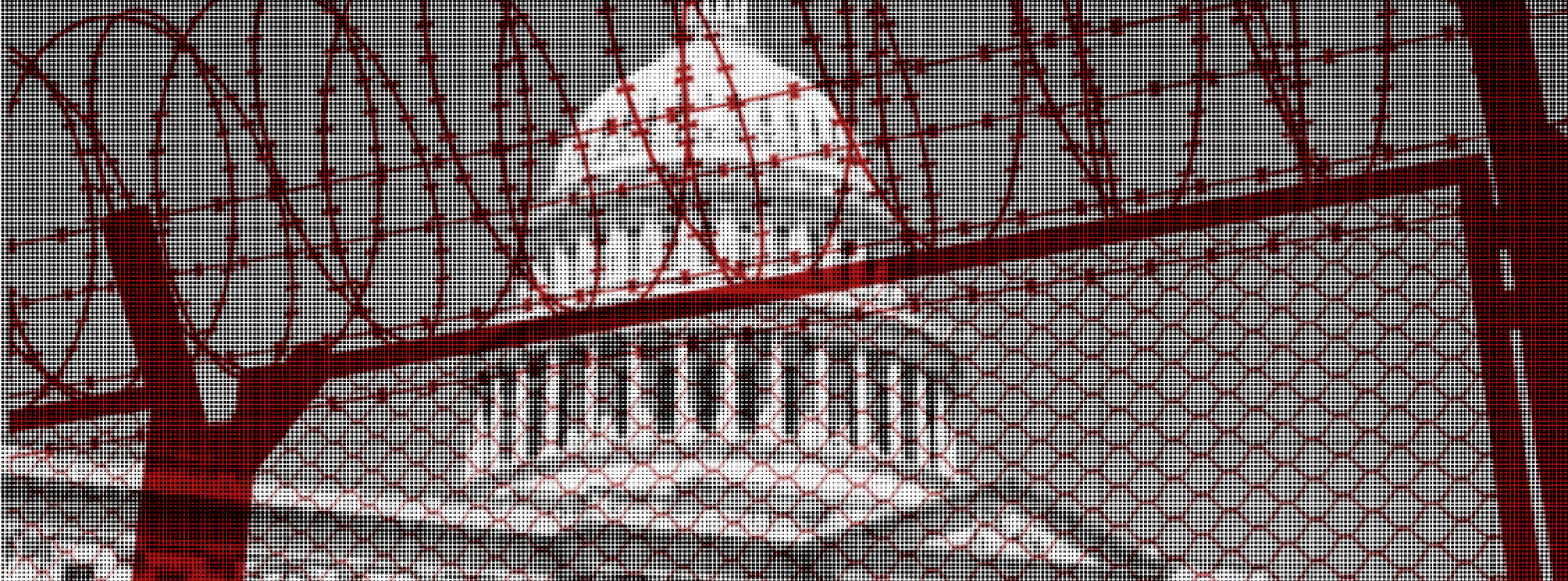 Capitol with fencing