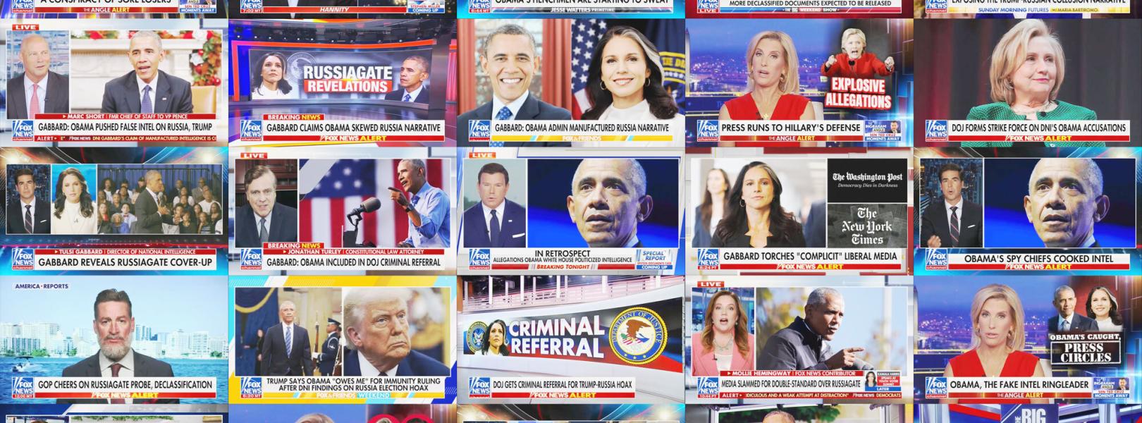 Fox coverage of DNI Tulsi Gabbard, Russia, Obama, Trump, 2016 election interference