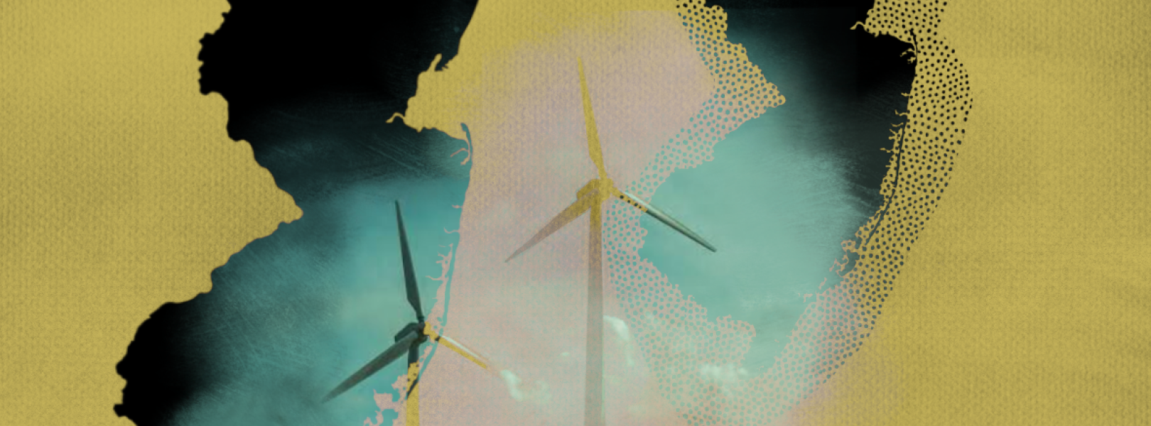 wind turbine over New Jersey 