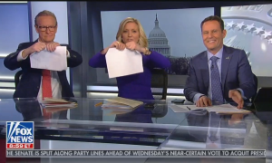 Fox & Friends ripping up papers