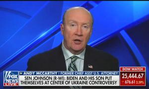 Fox’s Andy McCarthy admits Senate probe into Bidens “probably wouldn't be happening if it weren't an election year”