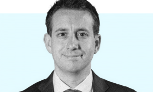 Black and white photo of Matt Gertz