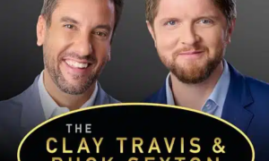 Clay Travis and Buck Sexton show logo