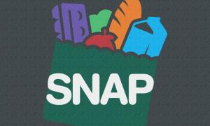 SNAP logo on a dark background