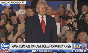 Fox News chyron: "Trump: Dems are to blame for affordability crisis"