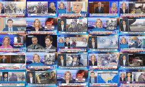 collage of Fox News chyrons in 1/26 concerning Minnesota