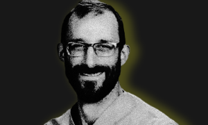 Alex Pretti over black background