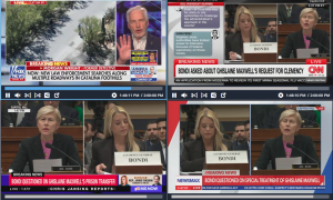 Cable coverage of Feb 11 2026 House Judiciary Committee hearing with AG Pam Bondi