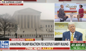 Fox News discussing "clawback" of tariffs already paid