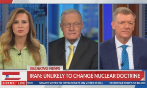 Christina Thompson, Marc Lotter,  Army Lt. Gen. Keith Kellogg