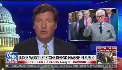 Tucker Carlson calls on Trump to Pardon Roger Stone: "Trump voters know that at some point they could be where Roger stone is right now"