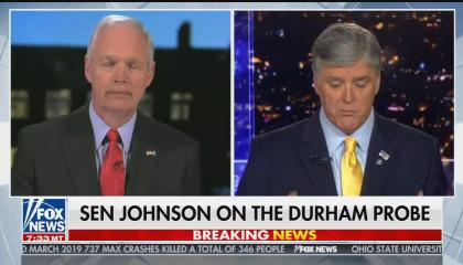 Senator Ron Johnson on Sean Hannity 