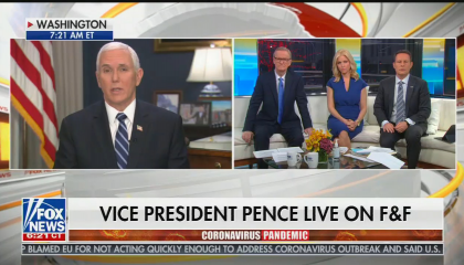 Mike Pence Coronavirus on Fox and Friends 